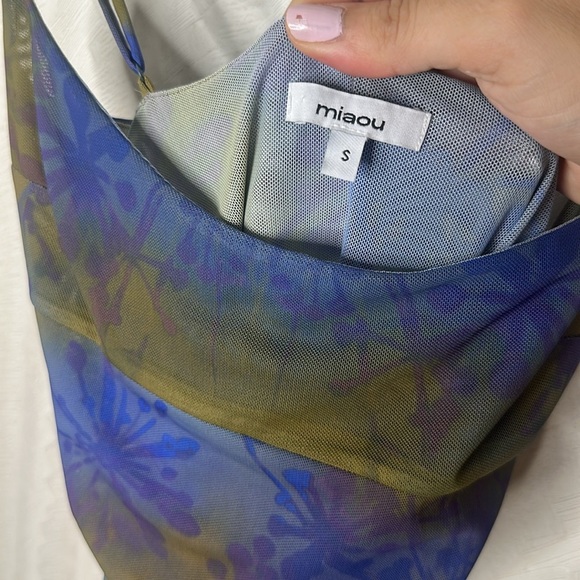 🔥 🆕 REVOLVE Miaou x Paloma Elsesser Thais Dress in Mud size small NWOT - Picture 7 of 12